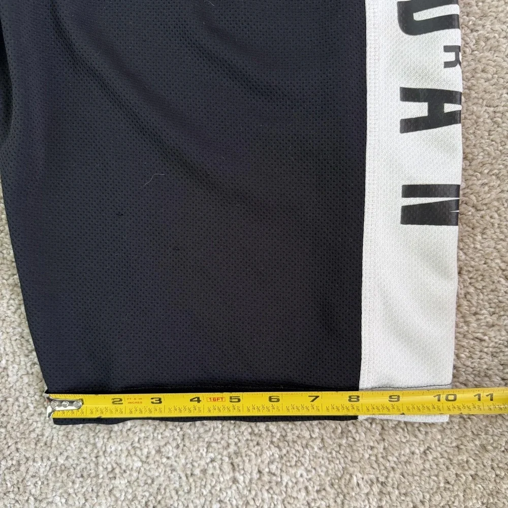 Jordan Basketball Shorts Kids XL 13-15 Yrs Black White Mesh Colorblock Gym